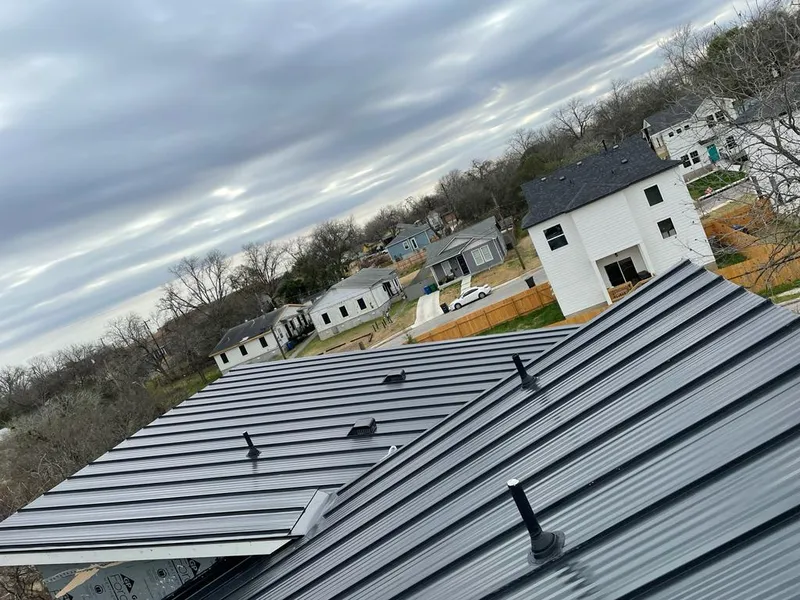 Standing seam metal roof panels with vents for Skylight Repair in Hazleton